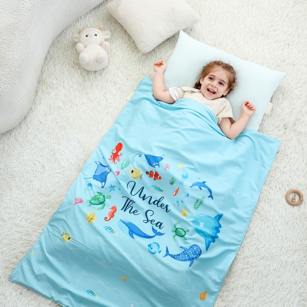 【cchhaaww】幼兒園睡墊 6cm厚午睡墊 午睡被 睡袋 防蟎睡袋 現貨 台灣製-規格圖11