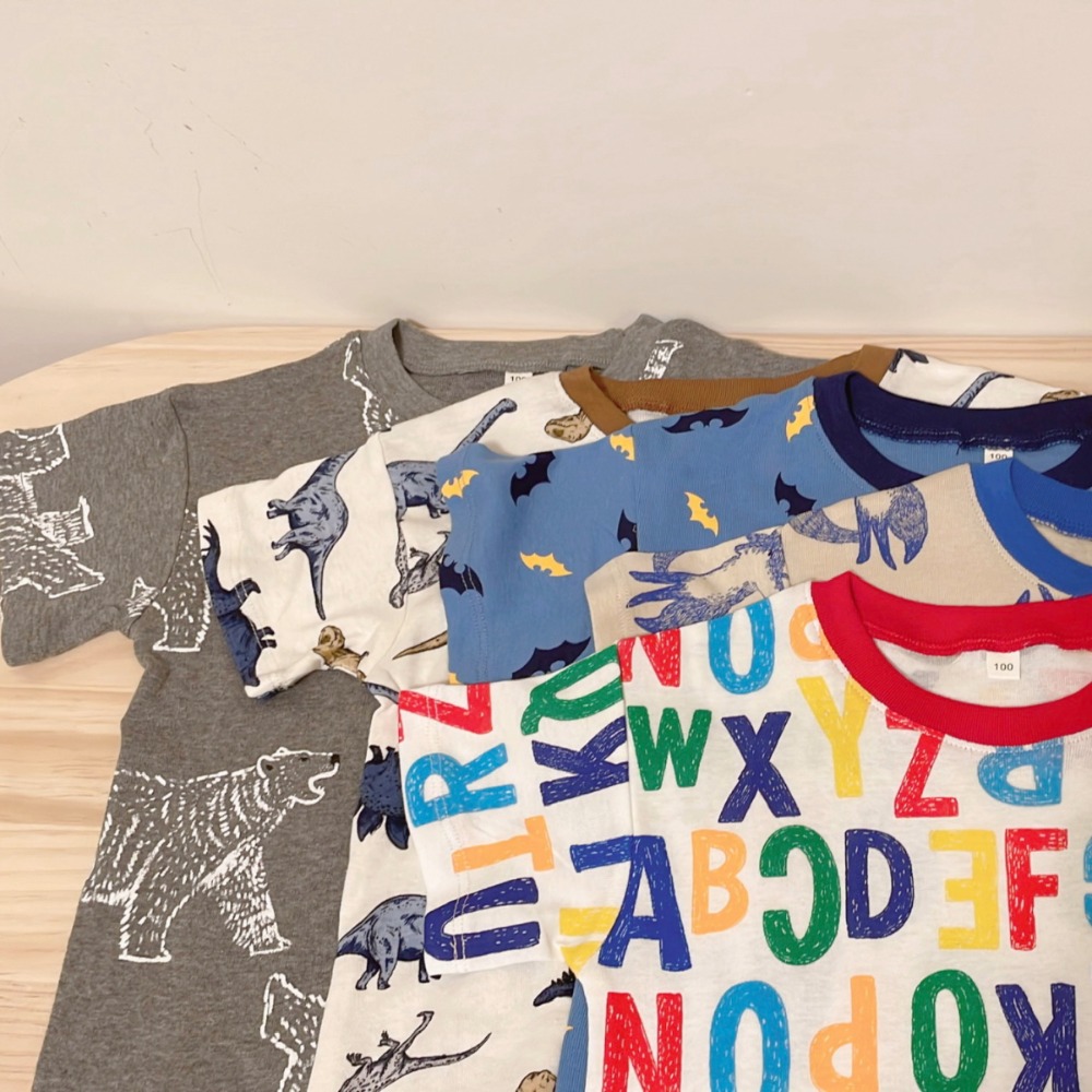 【cchhaaww】兒童夏季純棉短袖T恤 韩版短袖上衣男童女童短袖-細節圖10
