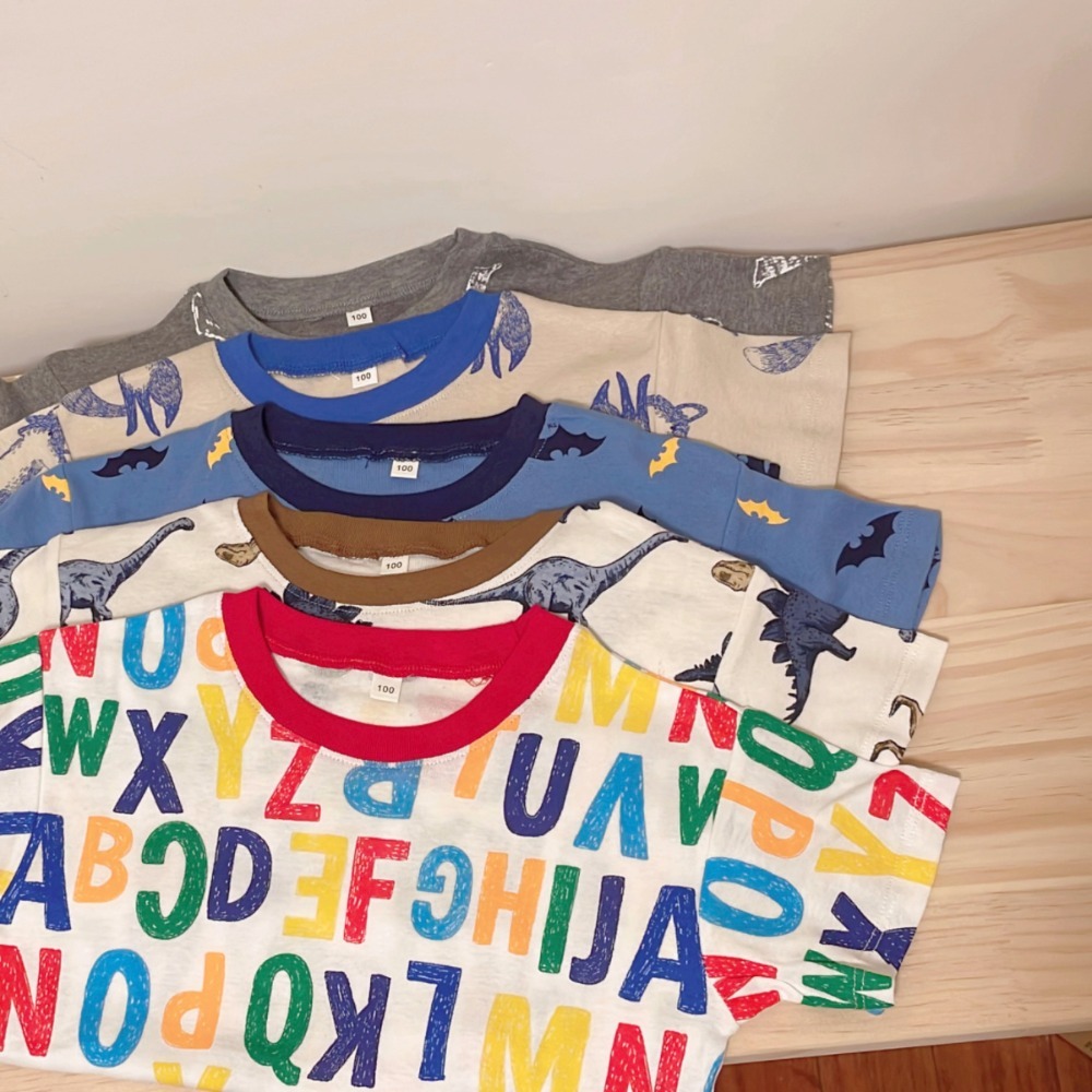 【cchhaaww】兒童夏季純棉短袖T恤 韩版短袖上衣男童女童短袖-細節圖7