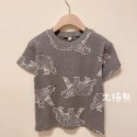 【cchhaaww】兒童夏季純棉短袖T恤 韩版短袖上衣男童女童短袖-規格圖11