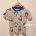 【cchhaaww】兒童夏季純棉短袖T恤 韩版短袖上衣男童女童短袖-規格圖11