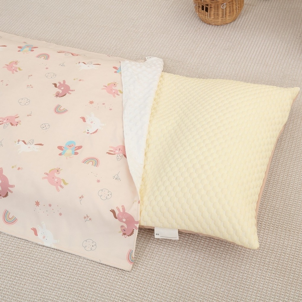 【cchhaaww】嬰兒床墊 嬰兒涼感床墊 幼兒園睡墊 兒童睡袋  加厚6公分 3D冰絲豆 可機洗 台灣製 兒童睡墊-細節圖4
