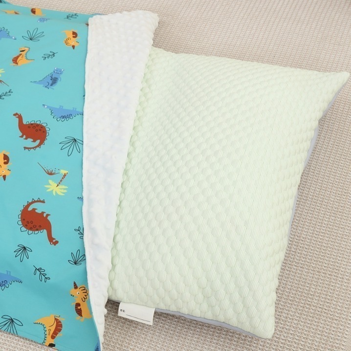 【cchhaaww】嬰兒床墊 嬰兒涼感床墊 幼兒園睡墊 兒童睡袋  加厚6公分 3D冰絲豆 可機洗 台灣製 兒童睡墊-規格圖11