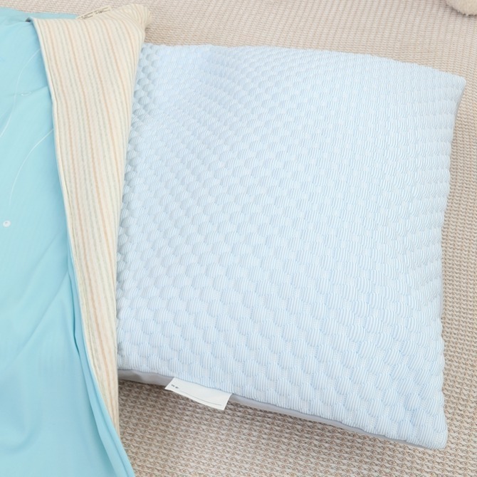 【cchhaaww】嬰兒床墊 嬰兒涼感床墊 幼兒園睡墊 兒童睡袋  加厚6公分 3D冰絲豆 可機洗 台灣製 兒童睡墊-規格圖11
