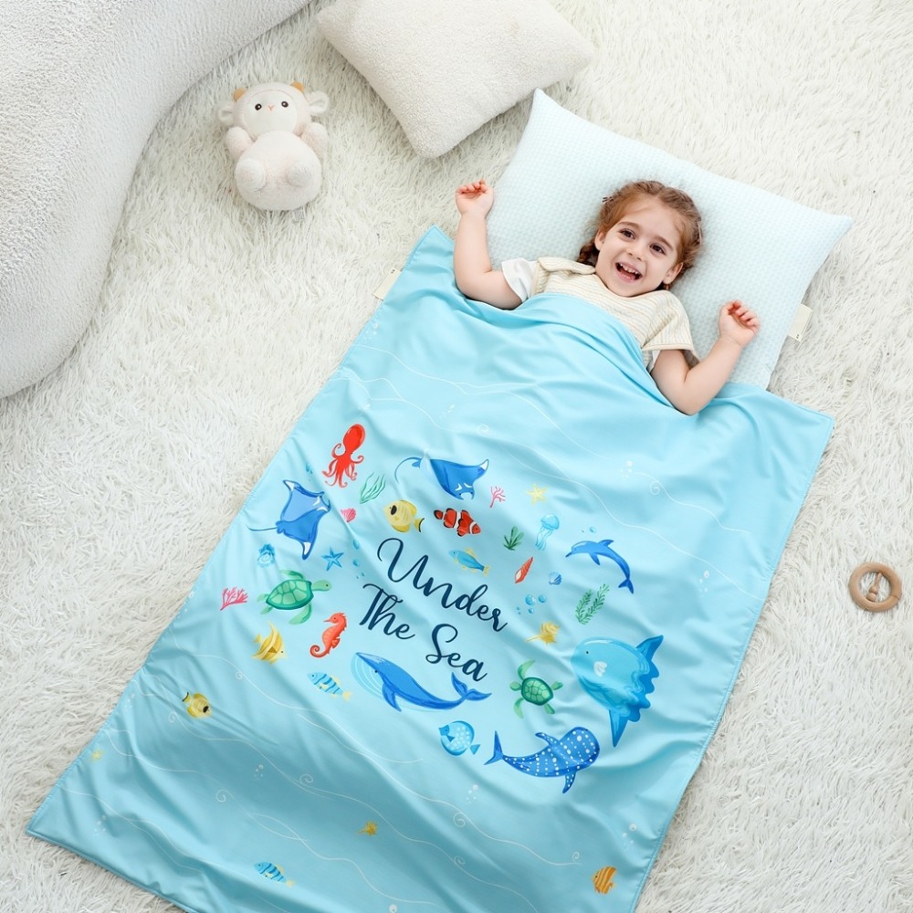 【cchhaaww】 午睡墊 兒童睡袋 幼兒園睡袋 【可機洗烘乾】 加厚 6公分 兒童床墊 幼稚園必備 現貨 台灣製-細節圖3