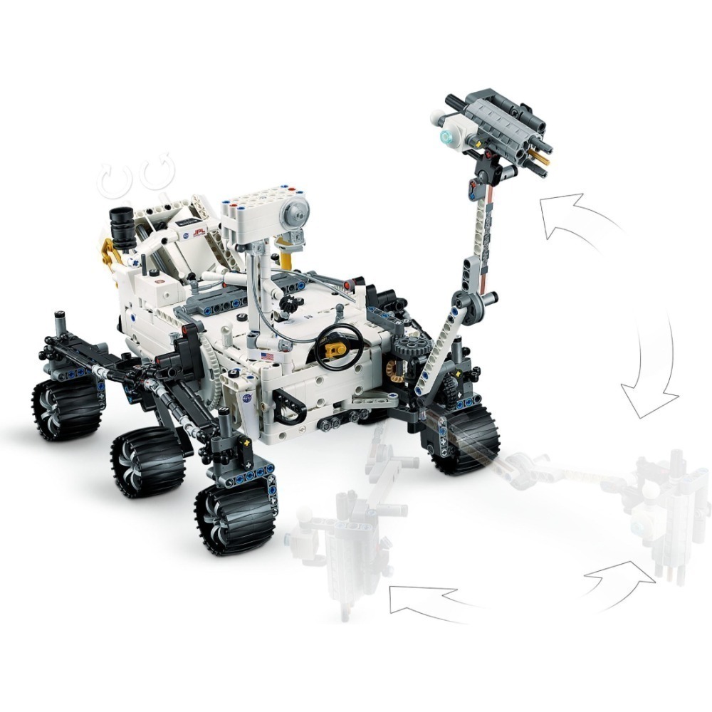 🟦電積系🟩滿額折200🟥LEGO 42158 NASA 火星探測車毅力號(2)🟨Technic-細節圖5