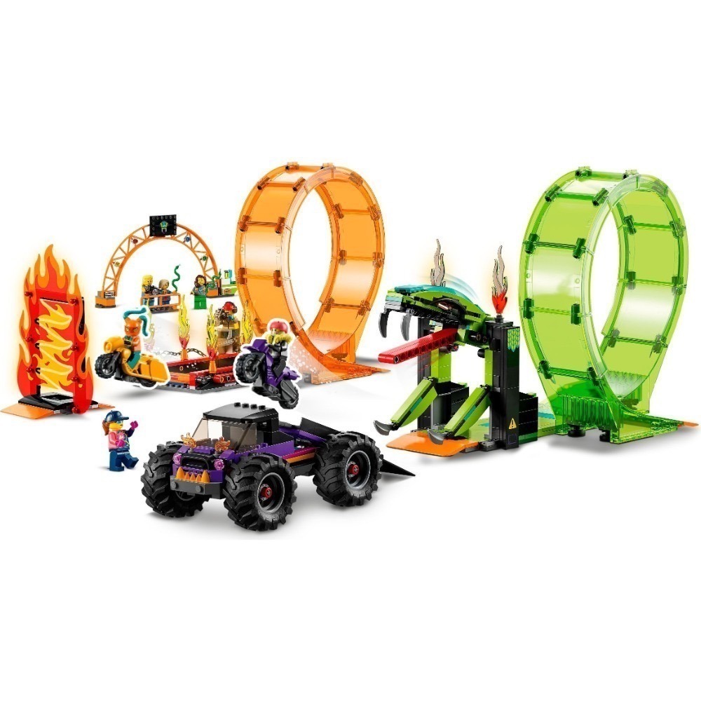 🟦電積系🟩淡水🟥LEGO 60339 雙重環形跑道競技場🟨City(郵)-細節圖2