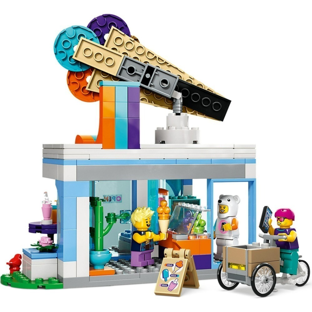 🟦電積系🟩滿額折300🟥LEGO 60363 冰淇淋店(4)🟨City-細節圖2