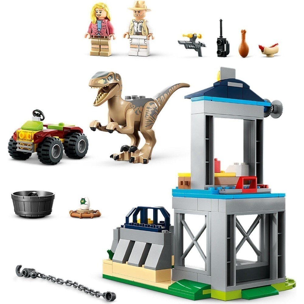 🟦電積系🟩滿額折200🟥LEGO 76957 Velociraptor Escape🟨Jurassic-細節圖2