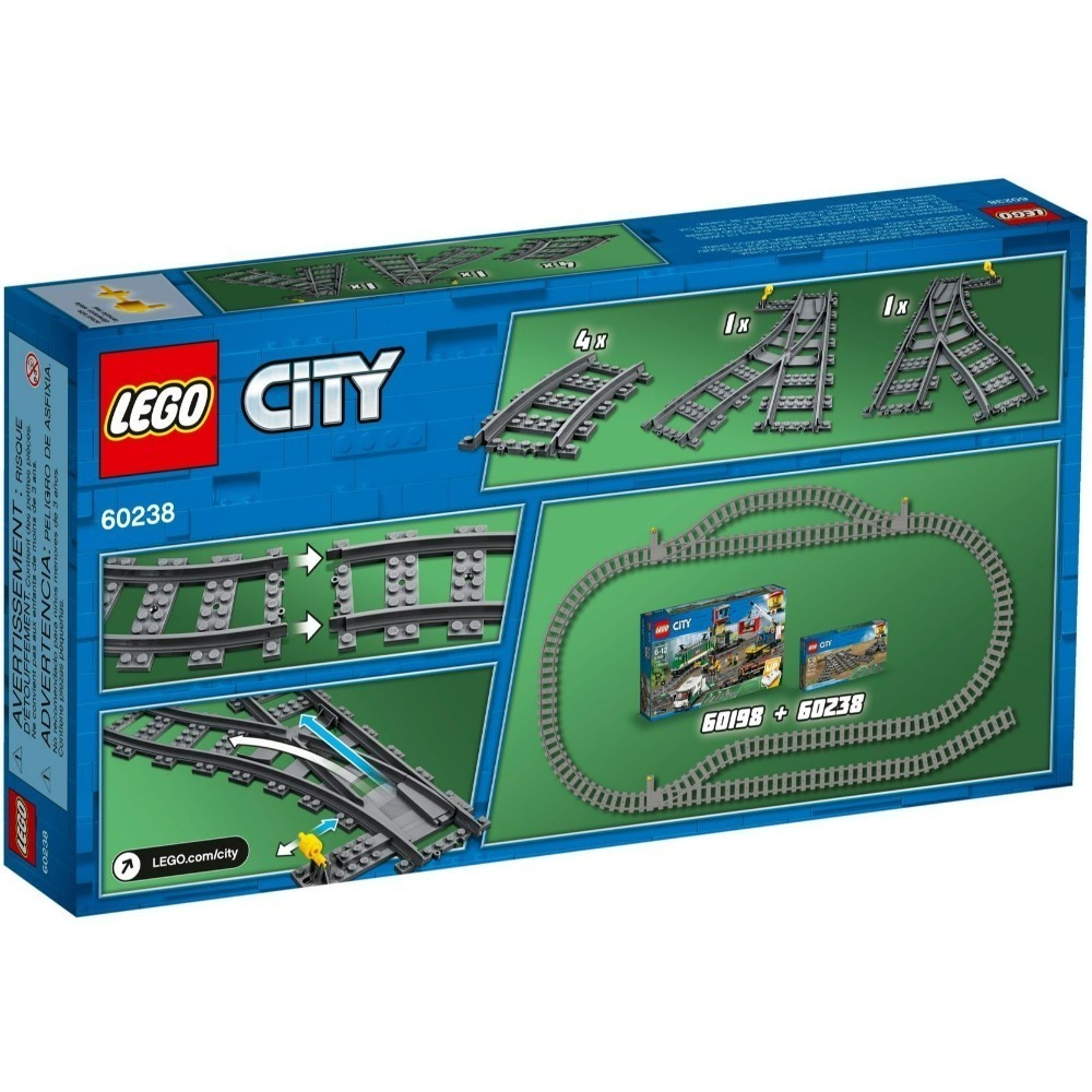 🟦電積系🟩淡水🟥LEGO 60238 切換式軌道 🟨City-細節圖3