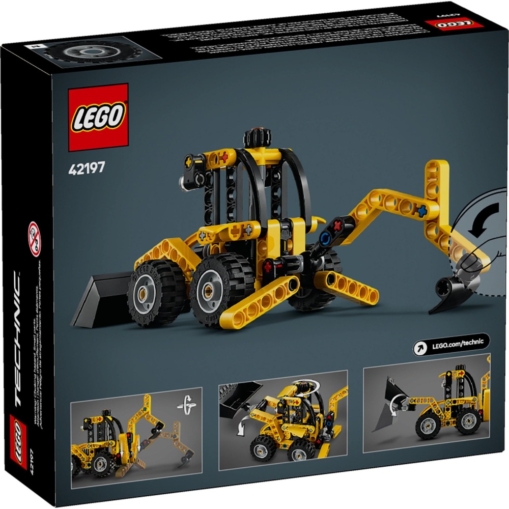 🟦電積系🟩淡水🟥LEGO 42197 反鏟裝載機 🟨Technic-細節圖2