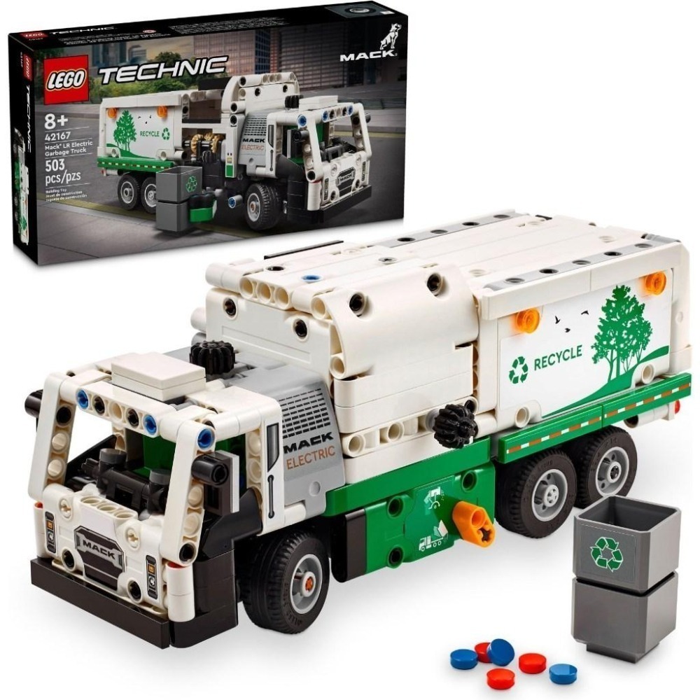 🟦淡北 電積系🟩 LEGO 42167 Mack® LR 垃圾車🟨Tech-細節圖2