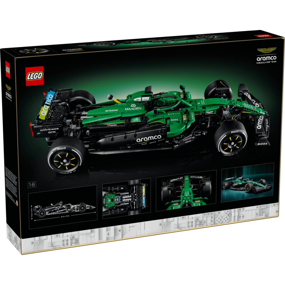 🟦淡北 電積系🟩LEGO 42240 奧斯頓馬丁AMR25 F1賽車 🟨Technic-細節圖2