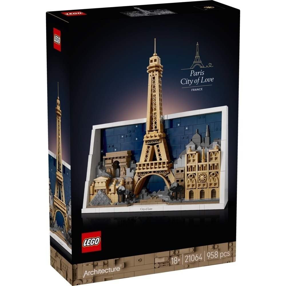 🟦淡北 電積系🟩 LEGO 21064 巴黎－愛之城-細節圖8