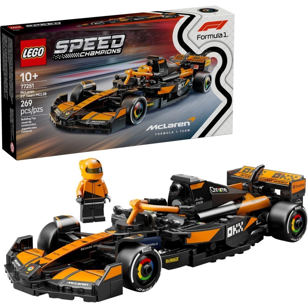 🟦淡北 電積系🟩 LEGO 77251 麥拉倫 F1車隊 MCL38(4)-細節圖4