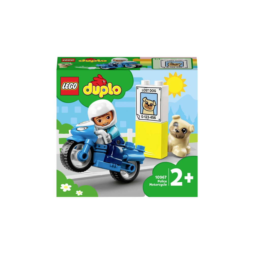 🟦電積系🟩淡水🟥LEGO 10967 警察摩托車🟨Duplo-細節圖3