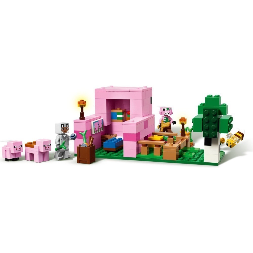 🟦淡北 電積系🟩 LEGO 21268 豬寶寶屋🟨Minecraft-細節圖2