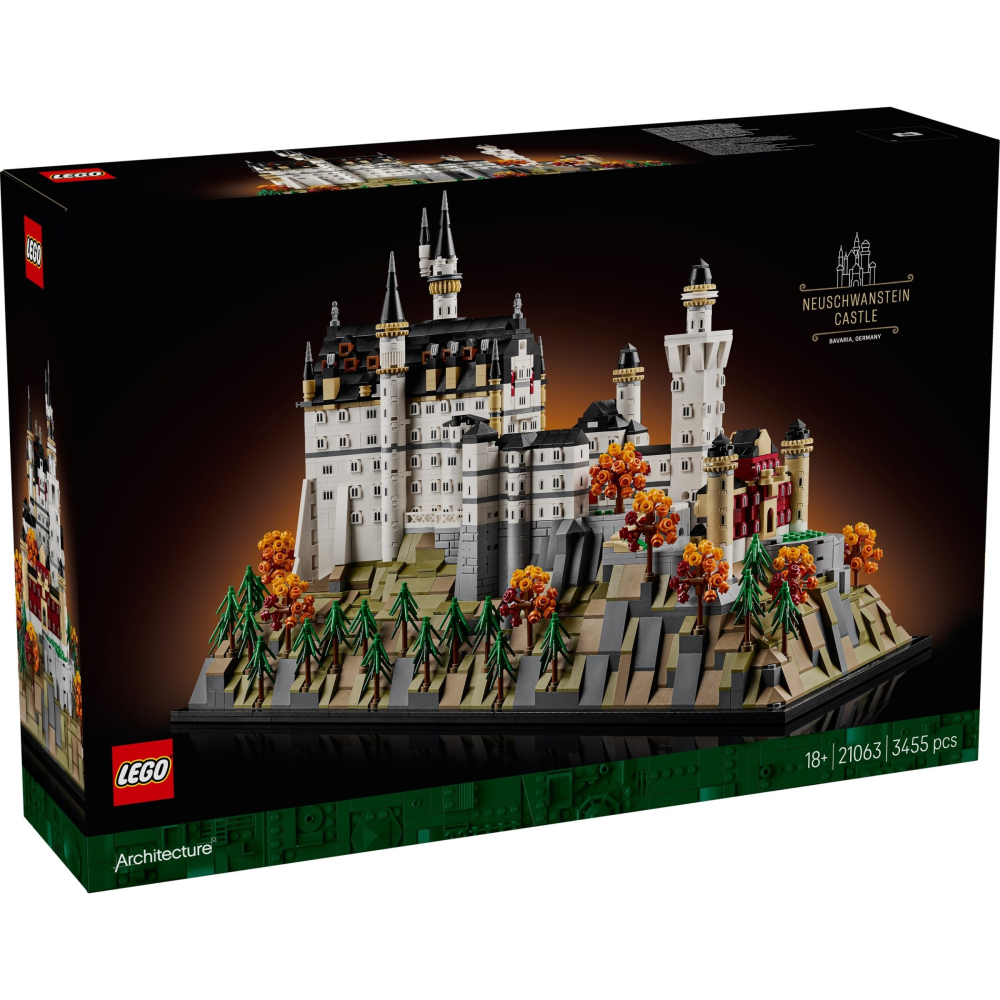 🟦淡北 電積系🟩 LEGO 21063 新天鵝堡🟨ARCHITECTURE-細節圖3