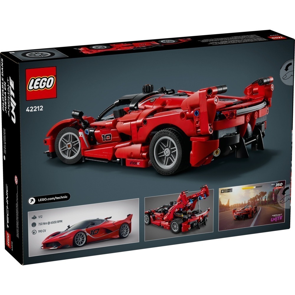 🟦電積系🟩淡水🟥LEGO 42212 Ferrari FXX K🟨TECHNIC-細節圖2
