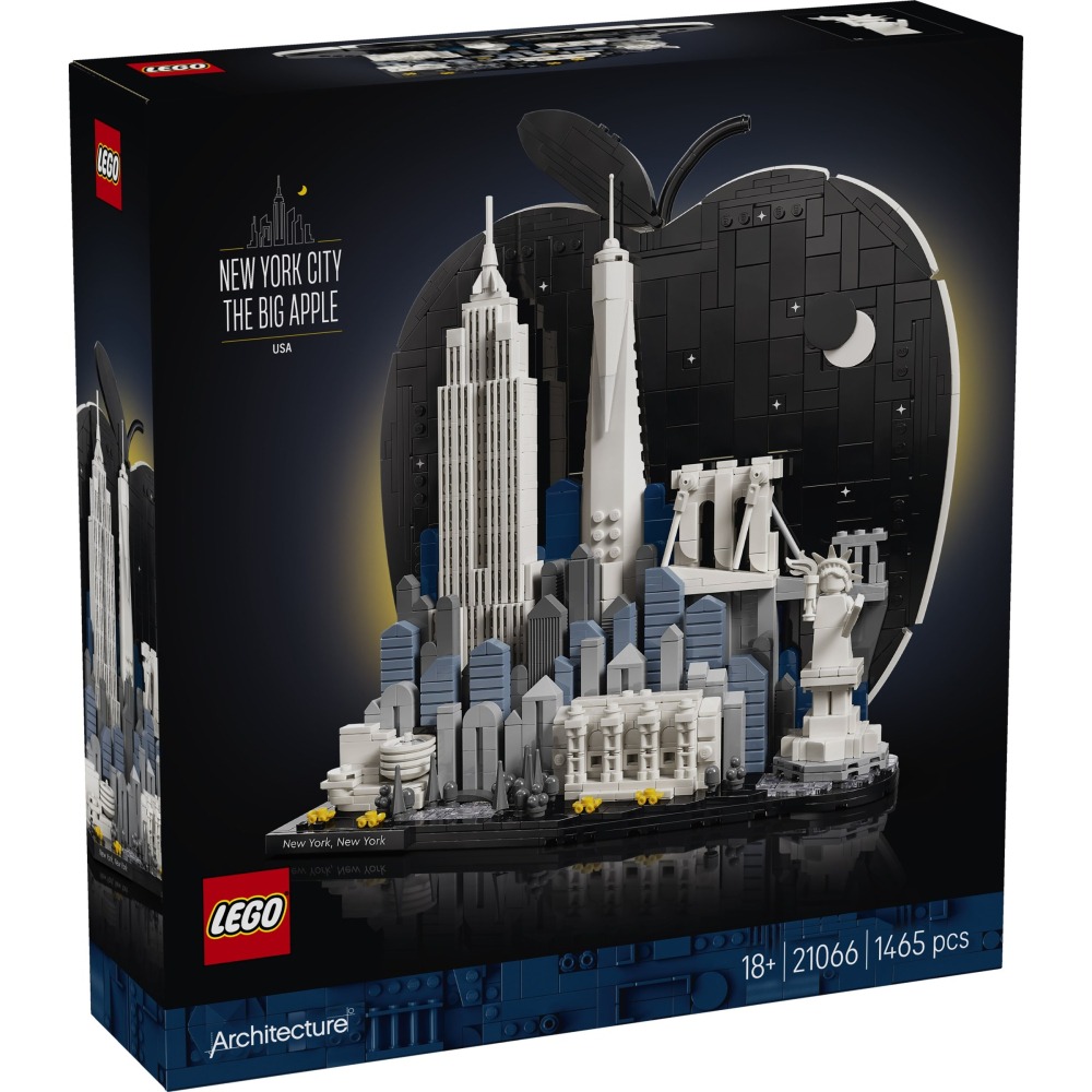 🟦淡北 電積系🟩 LEGO 21066-00 紐約－大蘋果 [Architecture]-細節圖2