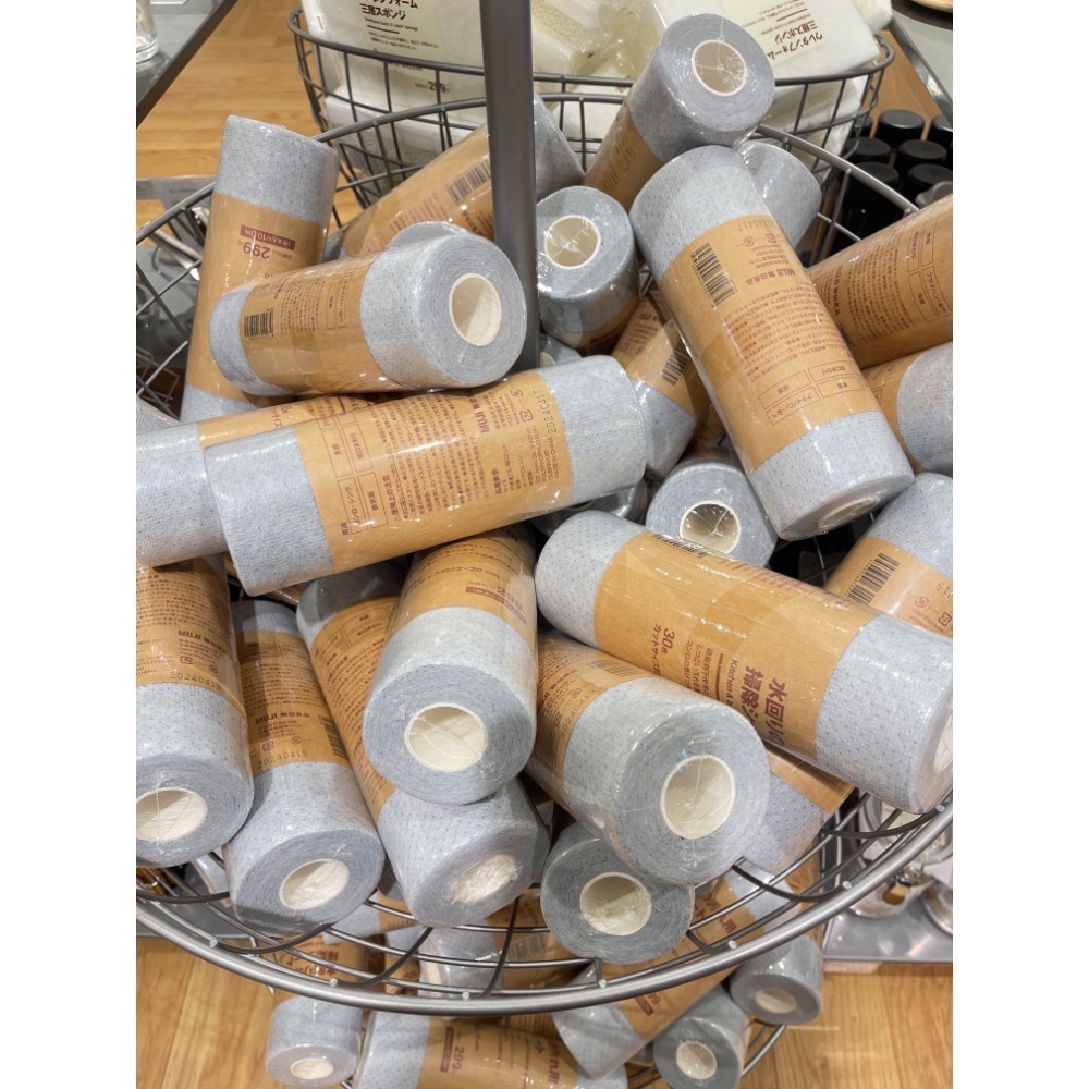 日本帶回來 無印良品可拋式污漬清潔抹布30枚入（現貨）-細節圖2