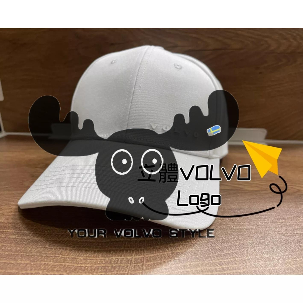 VOLVO 棒球帽  遮陽帽 運動帽-細節圖2