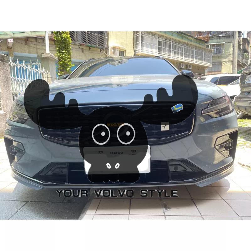 VOLVO 改色貼紙 水箱罩logo 水箱罩改色-細節圖4