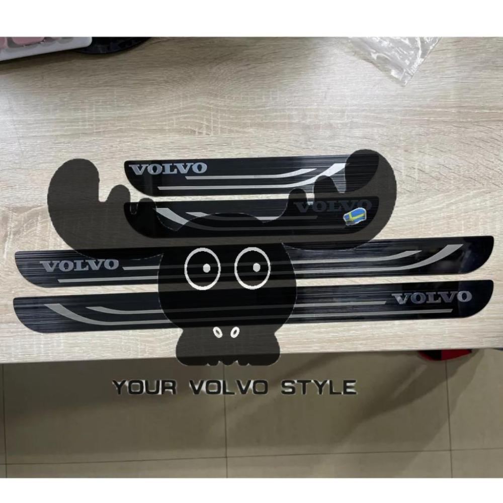 VOLVO 門檻防刮飾板 XC90 XC60 V60 V90-細節圖6