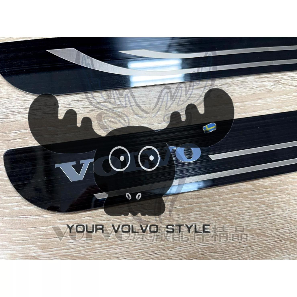 VOLVO 門檻防刮飾板 XC90 XC60 V60 V90-細節圖7