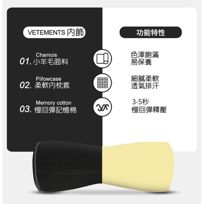 VOLVO 原廠型 瑞典小國旗 小羊毛頸枕-細節圖6