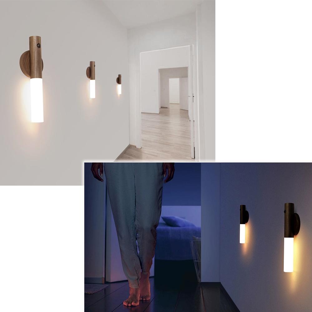 現貨速出 磁吸式感應燈 小夜燈 LED感應燈 床頭燈 LED燈  USB充電 好棒感應燈-細節圖2