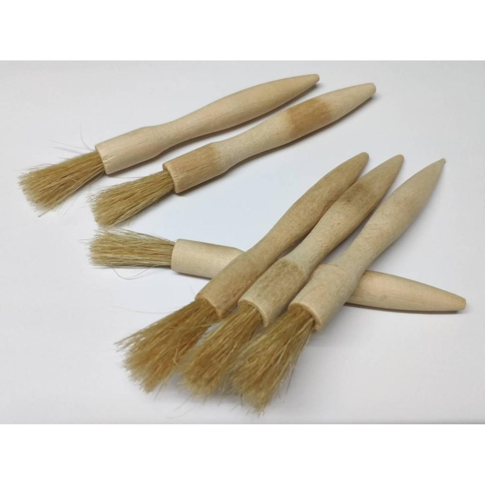 咖啡刷 磨豆機刷子 原木咖啡刷 鬃毛刷 咖啡清潔刷-細節圖2