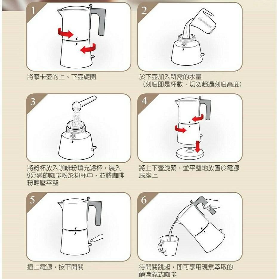 咖啡組合第一首選 日本NICOH電摩卡咖啡壺3~6份(MK-06) + 贈無線 電動磨豆機-細節圖7