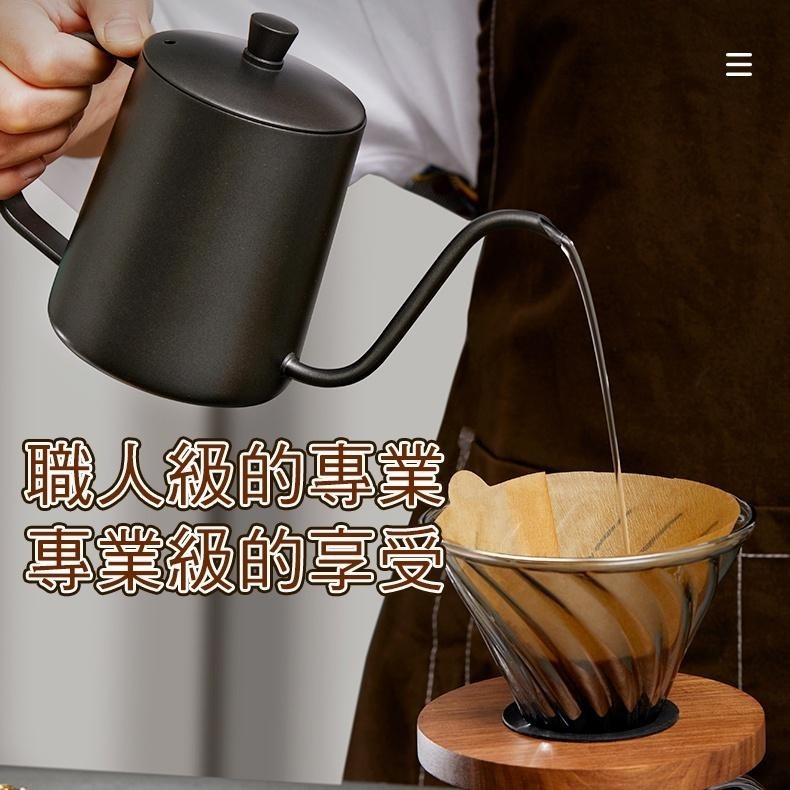 🔥現貨速出🔥食品級304不銹鋼 手沖咖啡壺 細口咖啡沖泡壺 手沖壺 細口壺-細節圖7