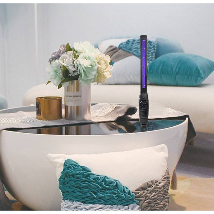 急速出貨 最新款 UV-C 6燈珠 紫外線殺菌燈  紫外線消毒棒紫光UV家用小型便攜式手持 消毒燈 消毒器 殺菌燈-細節圖7