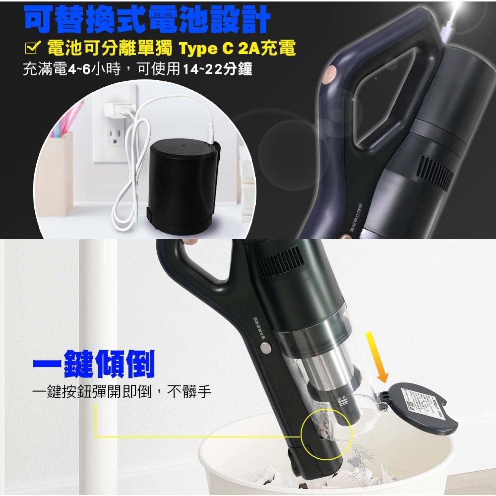 日本NICOH 極輕量 超吸力 手持無線吸塵器 新款 VC-D82-細節圖6