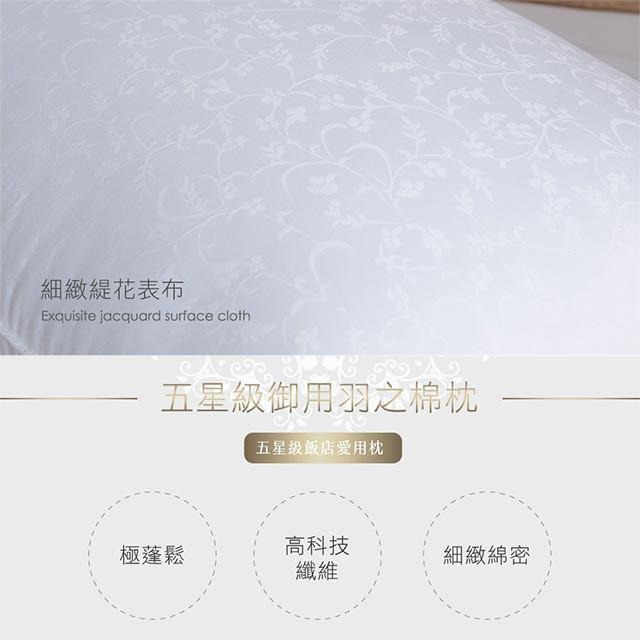 法國品牌 夢特嬌 MONTAGUT 五星級御用羽之棉枕-細節圖2