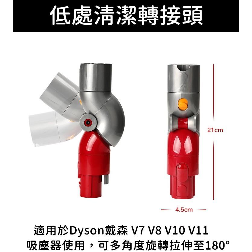 現貨即寄 戴森 dyson 低處清潔轉接頭 (贈高處轉換頭) 底部轉接頭 dyson 吸塵器 v7 v8 v10 v11-細節圖5