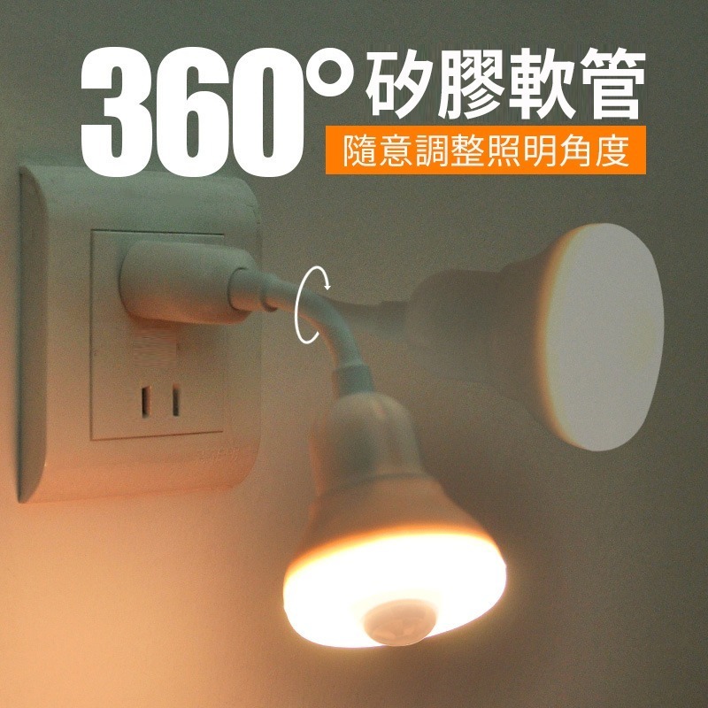 LED人體感應燈小夜燈 110V / 220V通用 LED 小夜燈 感應燈-細節圖2
