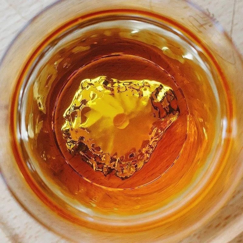 急速出貨 【贈 大冰球模】 富士山造型杯 酒杯 威士忌杯 木盒 櫻花雪山杯無鉛水晶玻璃杯水杯茶杯酒杯櫻花杯-細節圖3