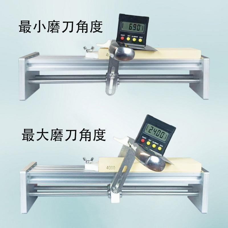 菜刀輕鬆磨【定角磨刀器】手工磨刀神器 磨刀機 磨刀石 砥石 白鋼玉磨刀石 雙面磨刀石-細節圖3