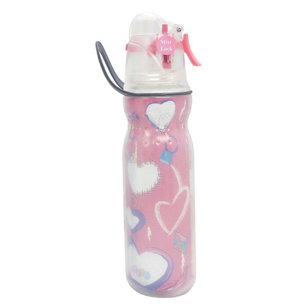 公司貨【Fullidea】第2代 噴然沁動 噴霧保冷水壺 590ml 不含雙酚 三層保冷防摔 運動水壺 噴霧水壺-規格圖1