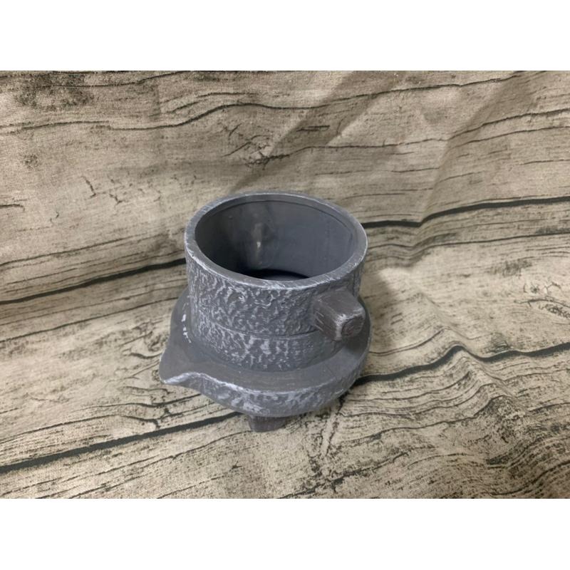 石臼陶盆  造形陶盆 陶盆 多肉盆栽 療癒系盆栽 多肉盆-細節圖3