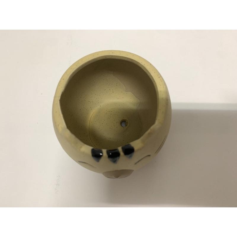 可愛貓咪陶盆 多肉盆 療癒盆 彩色盆 造型花盆 陶盆 透氣盆 陶土盆 盆栽 花盆-細節圖3