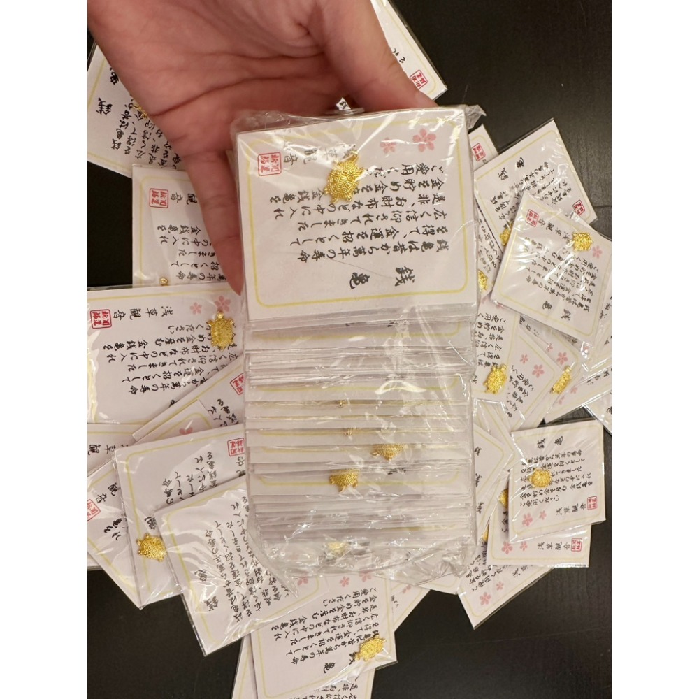 24H台灣出貨🚚出貨小卡 金龜 小禮物觀音寺錢龜  祈福龜 出貨小禮物 電商小禮物 招財小物 淺草觀音金龜 開運禮物-細節圖3