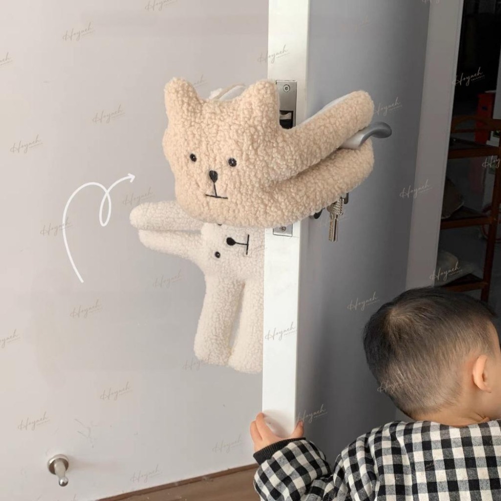 24H台灣出貨🚚INS娃娃門擋  擋門夾 防風門擋 安全門擋 防夾手安全門擋 安撫娃娃 兒童房布置  門把吊飾 安全鎖-細節圖5