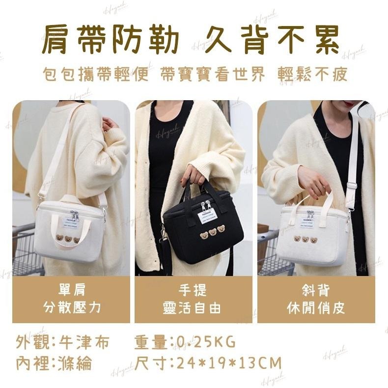 24H台灣出貨🚚INS多功能保溫袋 保冰袋 大容量 野餐保溫袋 母奶保溫袋 副食品保溫袋 肩背保溫袋 手提包溫袋 保冷袋-細節圖2