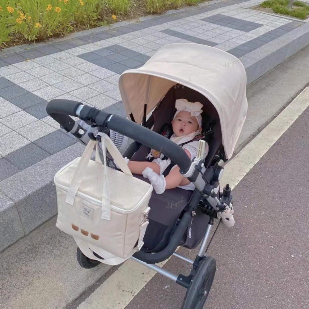 24H台灣出貨🚚INS多功能保溫袋 保冰袋 大容量 野餐保溫袋 母奶保溫袋 副食品保溫袋 肩背保溫袋 手提包溫袋 保冷袋-細節圖8