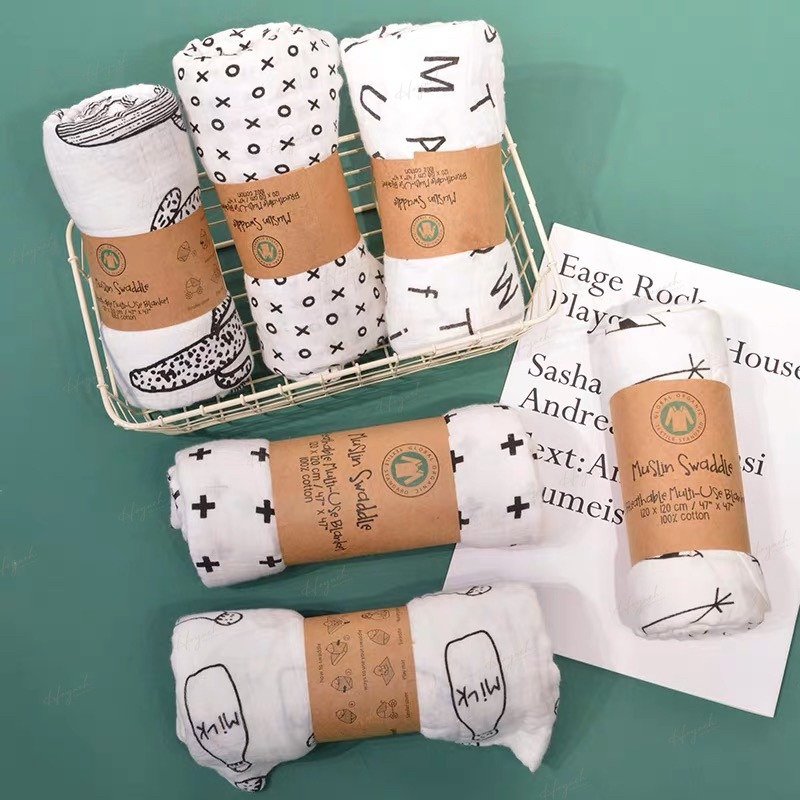 24H台灣出貨🚚寶寶包巾 紗布巾 寶寶浴巾  包巾 從紗布巾 紗布蓋毯 小被子 嬰兒床鋪巾 紗布包巾 透氣包巾 車用-細節圖3