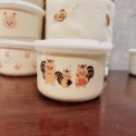 24H台灣出貨🚚Ins韓國小熊副食品分裝盒🧸兒童餐具/小熊陶瓷碗/大容量副食品碗/保鮮零食碗/可微波副食品碗/碗盤-規格圖8